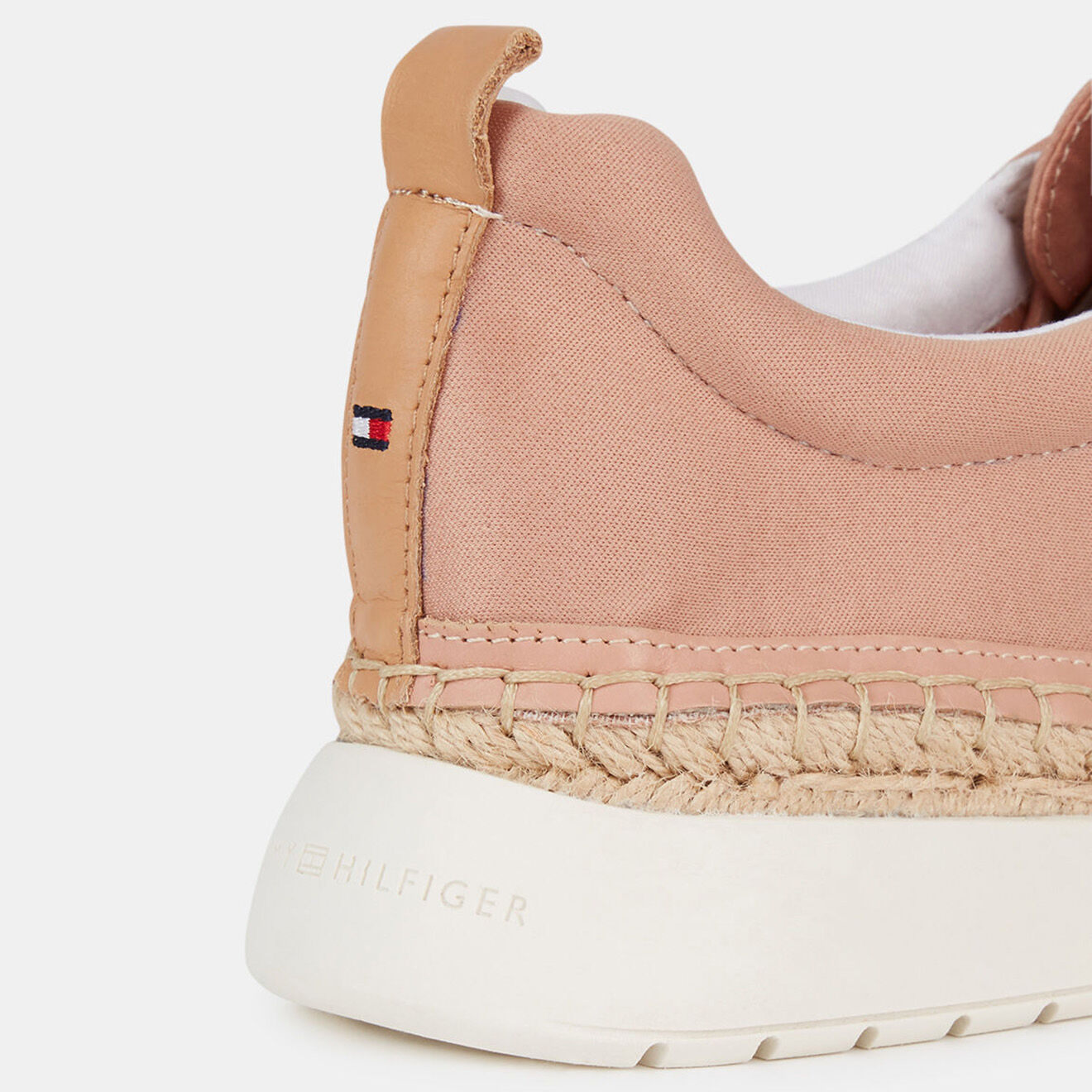 Tommy Hilfiger Baskets espadrilles Sporty Hybrid rose poudré