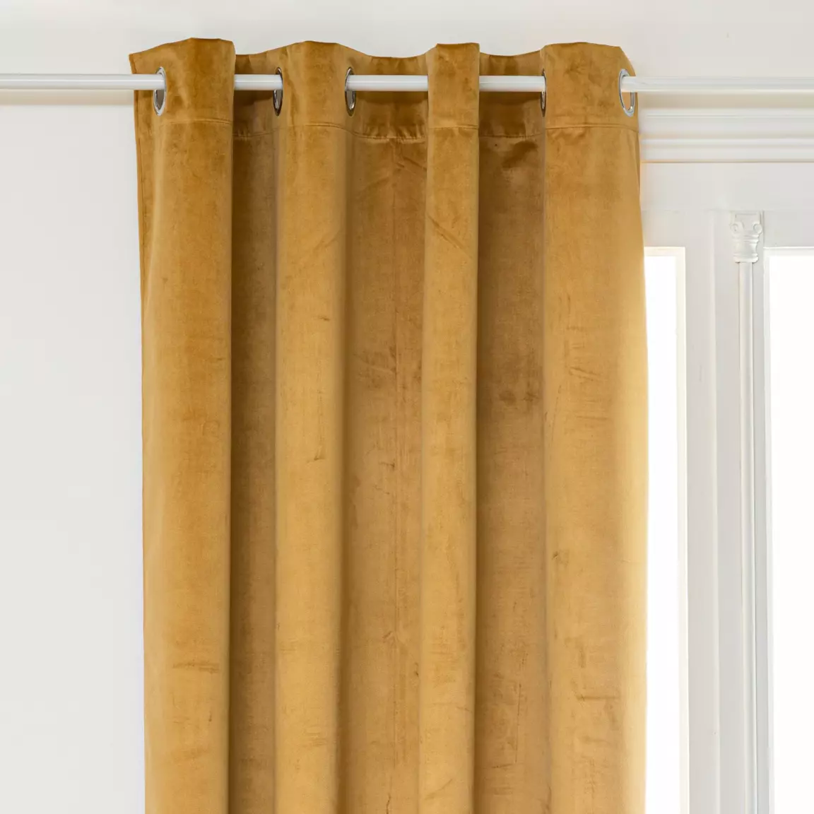 Rideau occultant (140 x 260 cm) Théa Jaune ocre