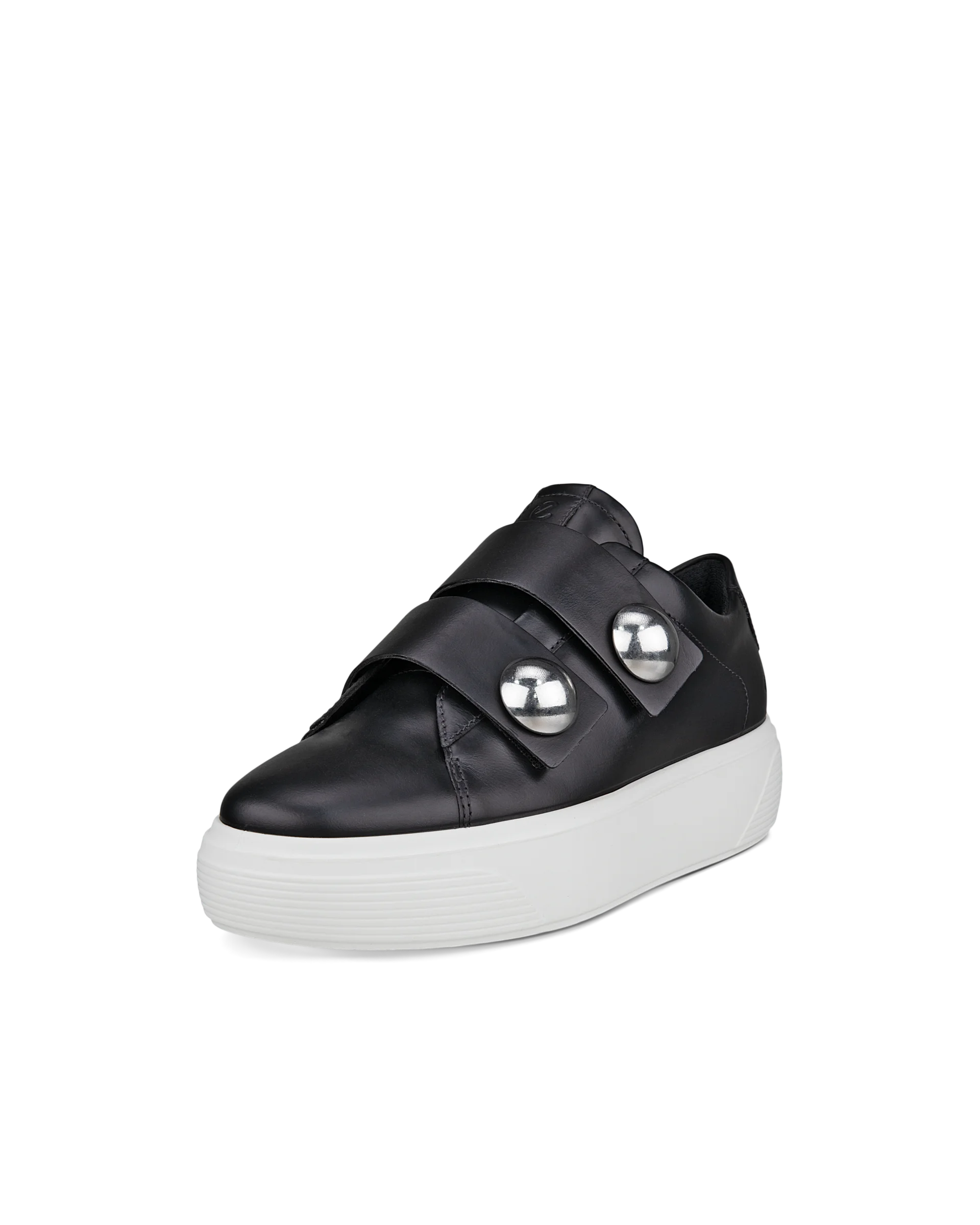 ECCO STREET PLATFORM W Damen Ledersneaker Schwarz