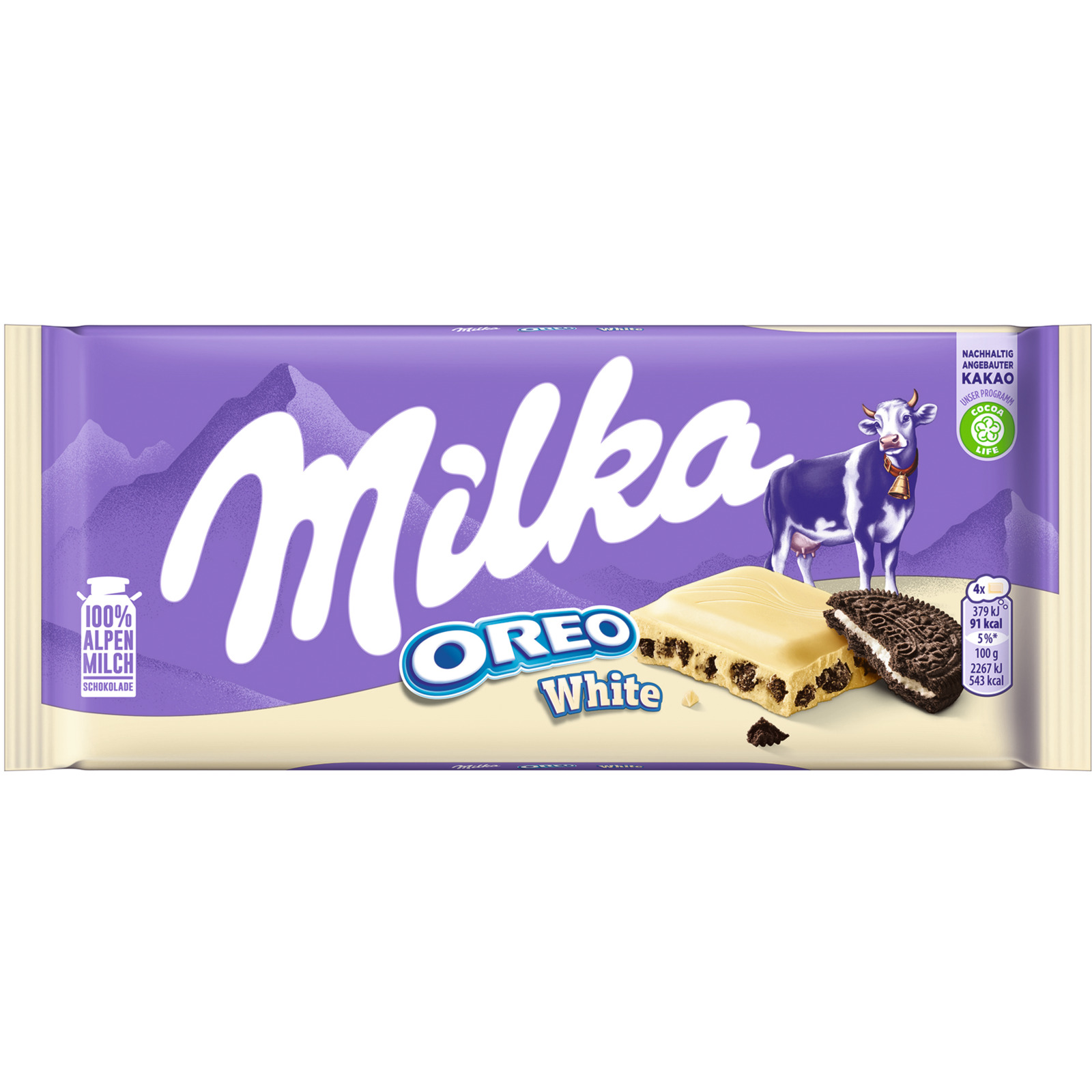 Milka Oreo White 100g