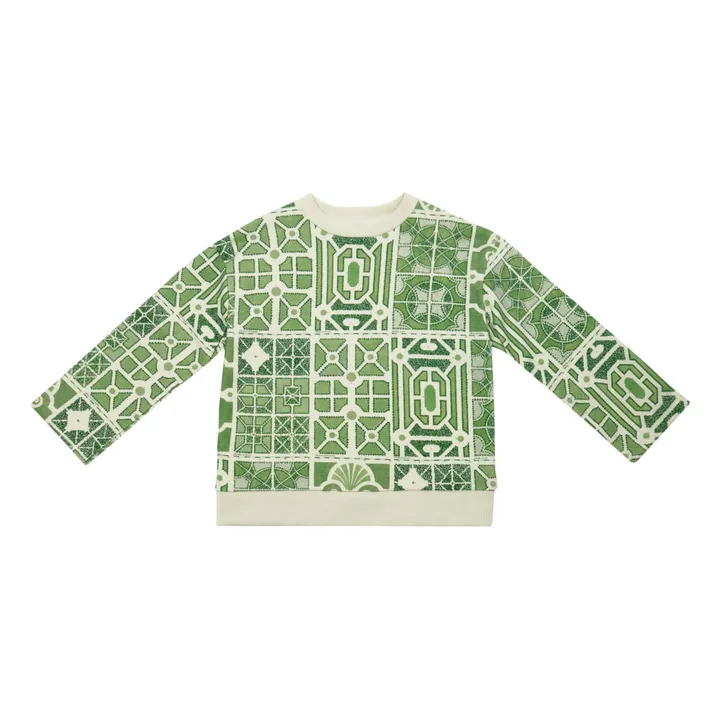 The Middle Daughter Sweat Homey Imprimé | Vert