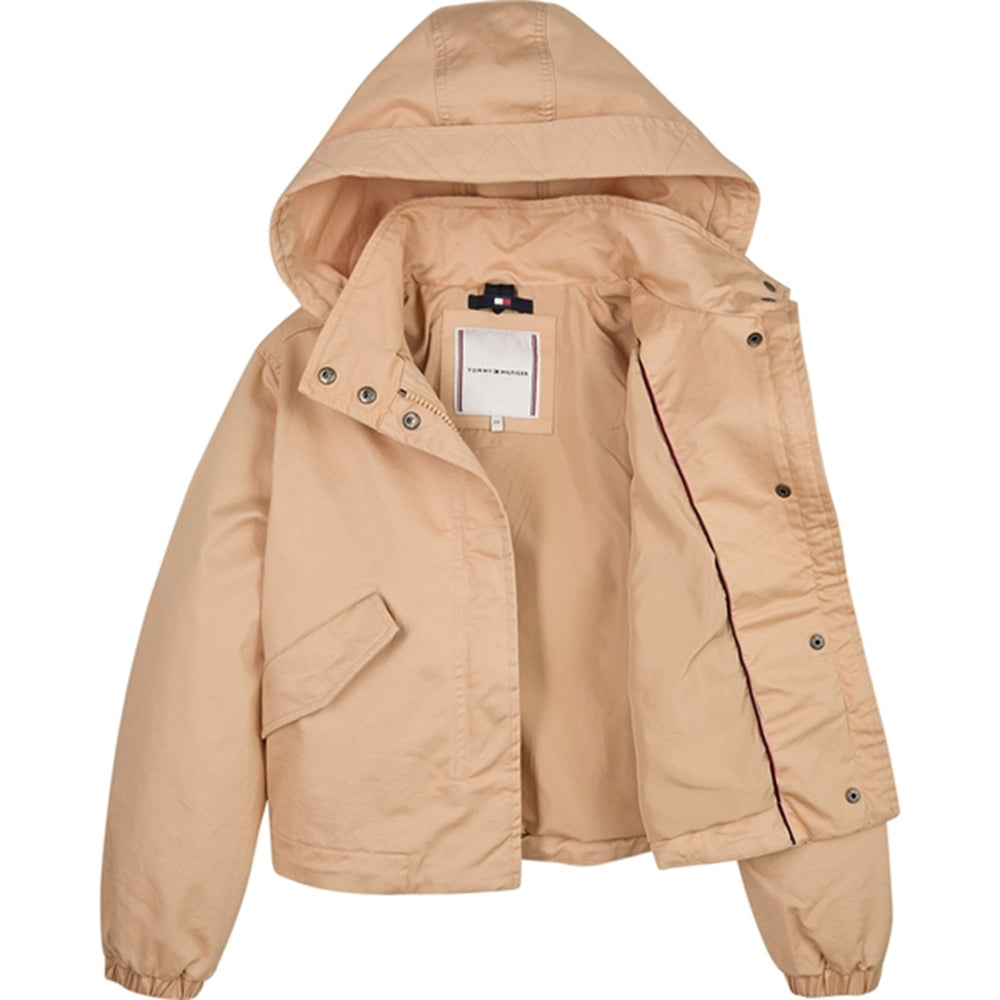 Cotton Parka Jakke Trench - Tommy Hilfiger