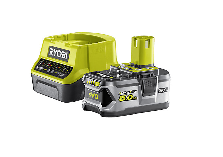 Tondeuse sans fil sur batterie Ryobi 18V 37cm (avec 1 batterie et 1 chargeur)