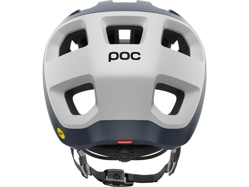 POC Helm Cularis Apatite Dunkelblau Matt/Hydrogen Weiss Mat Velohelm