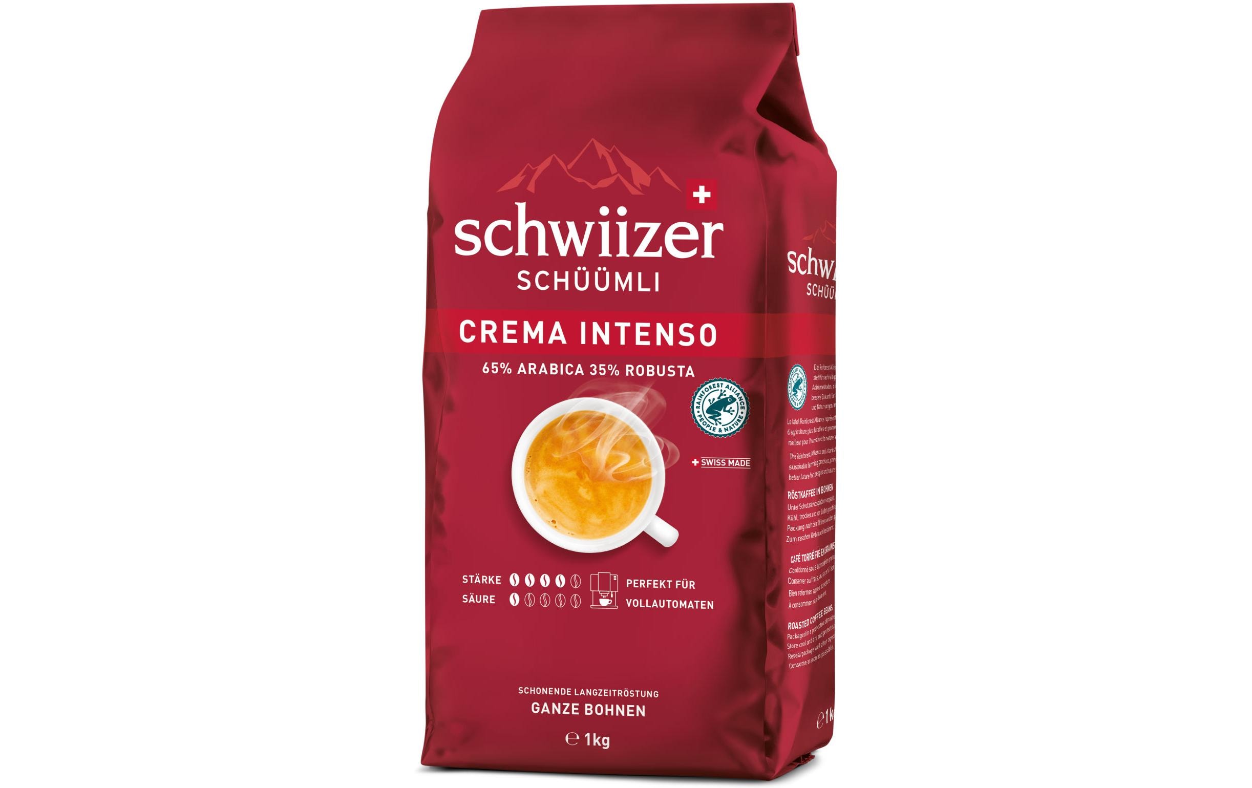Kaffeebohnen Crema Intenso 1 kgRöstkaffee in Bohnen