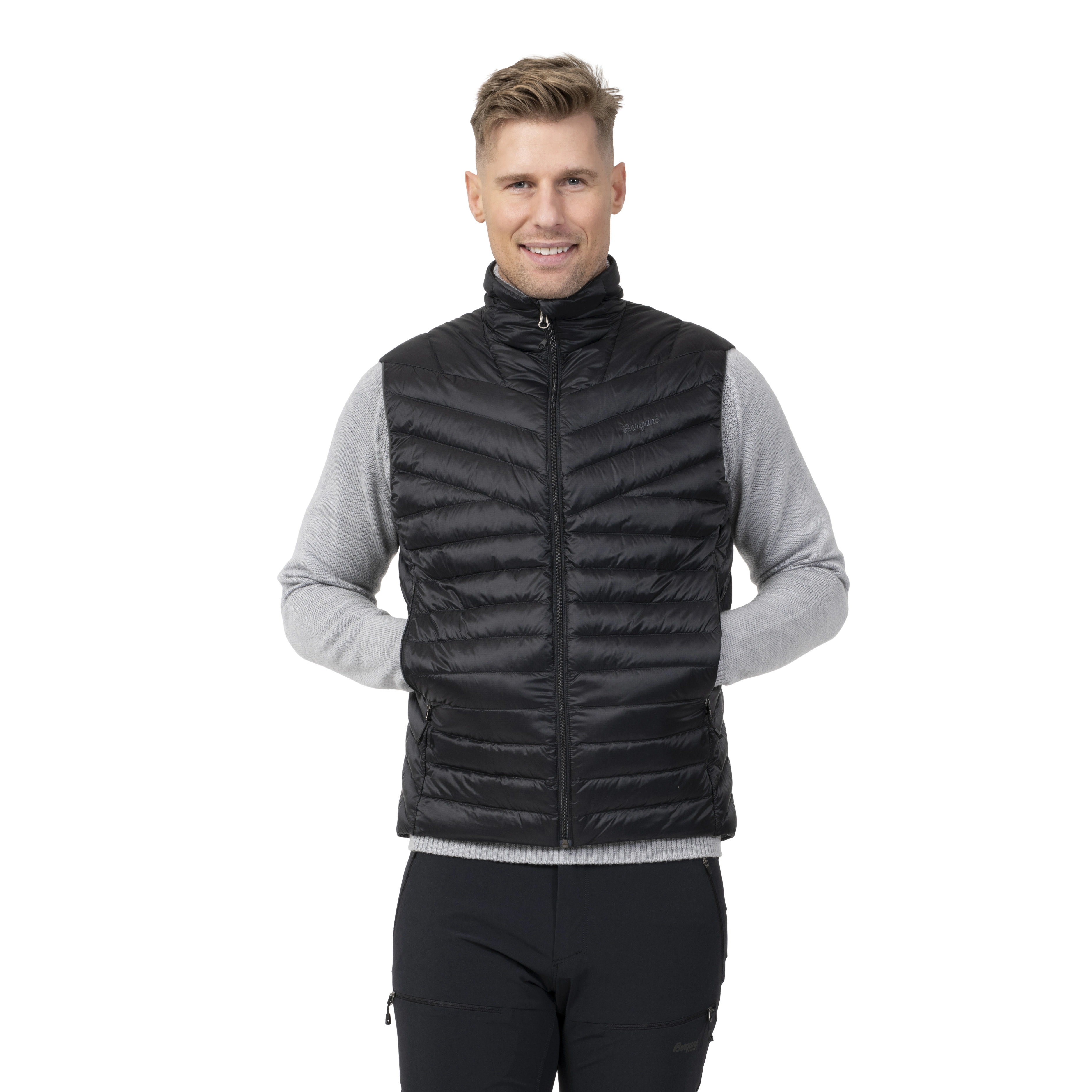 Rabot Light Down Vest Men Black