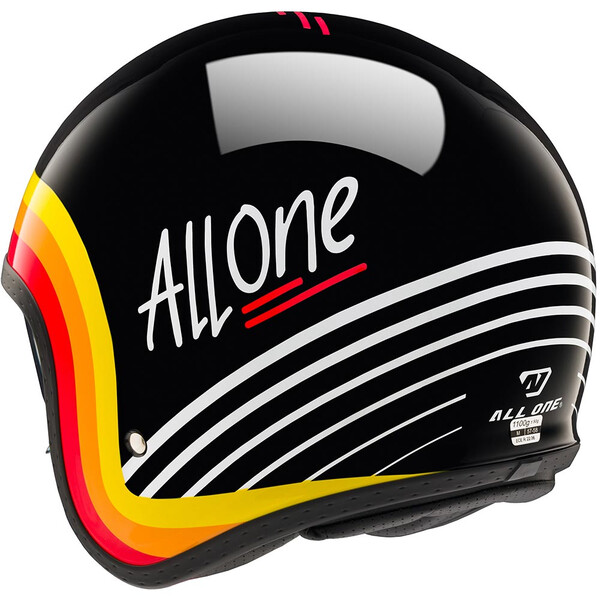 All One - Casque Alamo Evo Wave Noir / Rouge / Jaune / Blanc