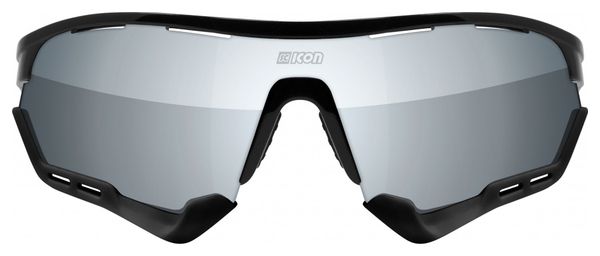 Scicon Sports Aerotech SCN PP XL Lunettes De Soleil De Performance Sportive (Scnpp Multimiror Silver/Luminosité Noire)