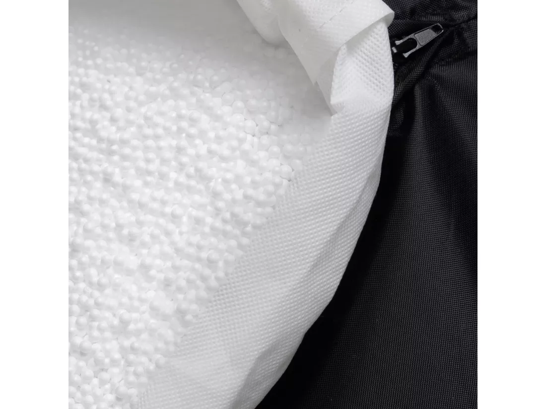 Pouf classique velours gris anthracite - AURORA