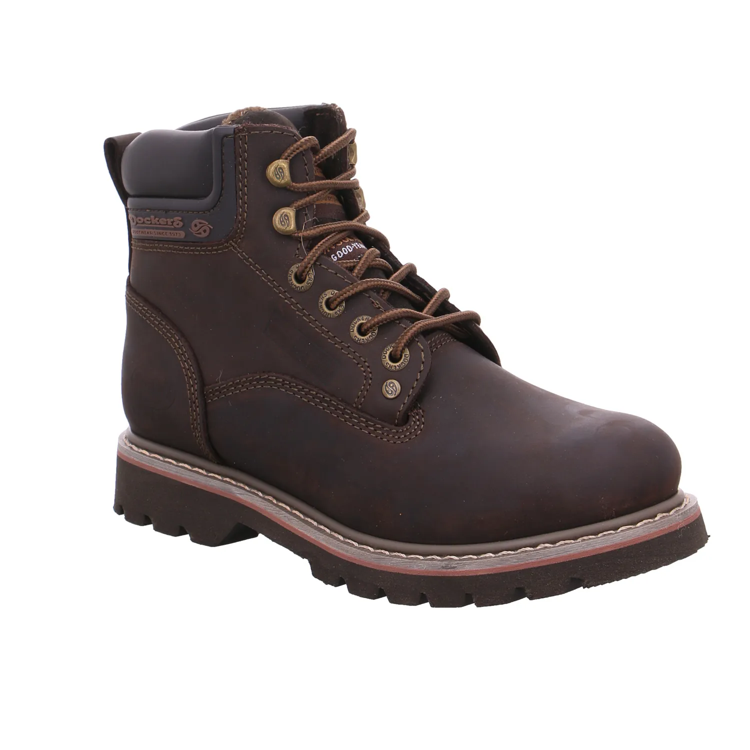 DOCKERS Winter-Boots Braun Leder