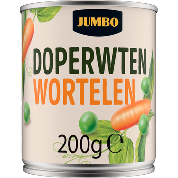 Jumbo Doperwten Wortelen 200 g