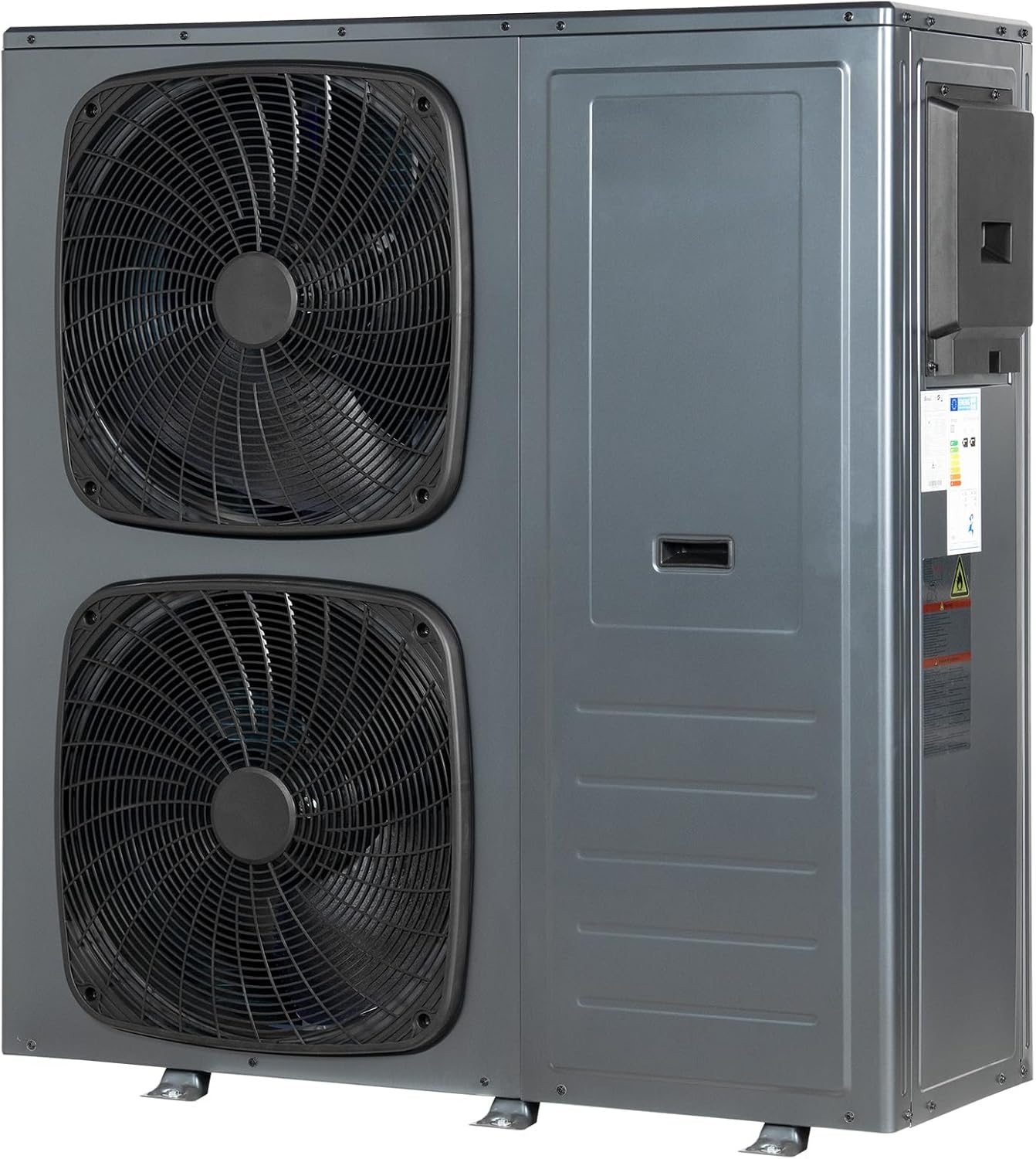 R290 Warmwasser Wärmepumpe 16 kW, A+++ Wärmepumpe für Warmwasser, SCOP 5.1, Luftwärmepumpe, Geräuschloser Betrieb, 3 Temperaturregelungsmodi, 5-75 ℃