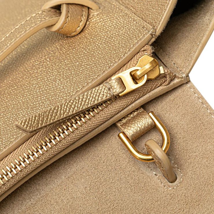 Celine Vintage Celine Belt Bag Gold