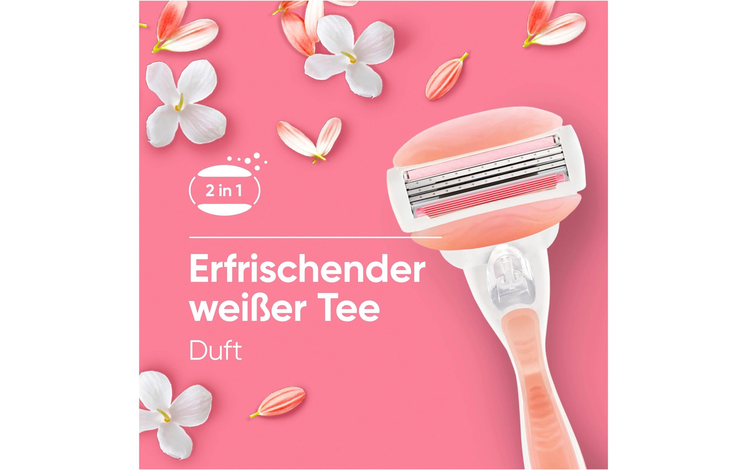 Gillette Venus Nassrasierer »ComfortGlide Spa Breeze 4er + Handstück«