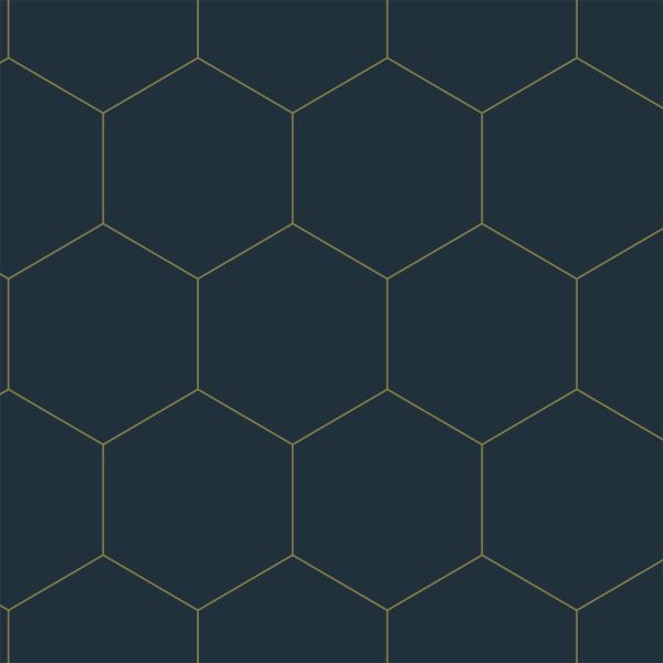 Estahome Hexagon Behang - 0,53 x 10,05 m - Licht Perzikroze