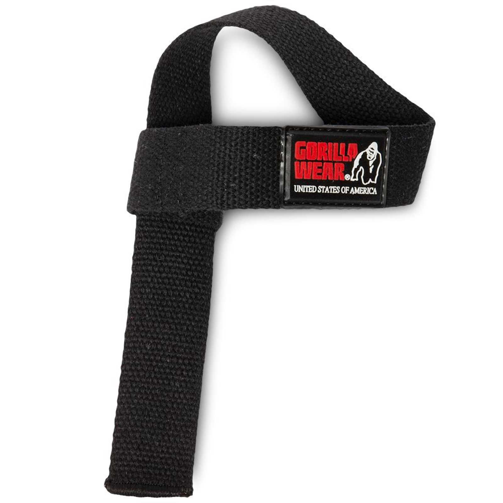 Gorilla Wear Alças de levantamento sem acolchoamento Preto