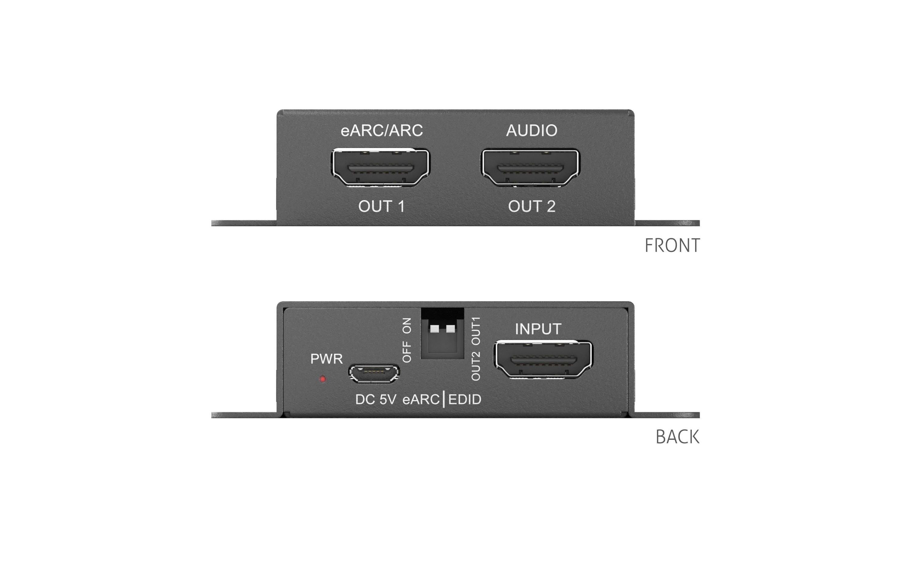 Audio Extraktor PT-C-HDEARC-4K 4K 18Gbps HDMI eARC4K 18Gbps HDMI eARC Audio Adapter / Extraktor