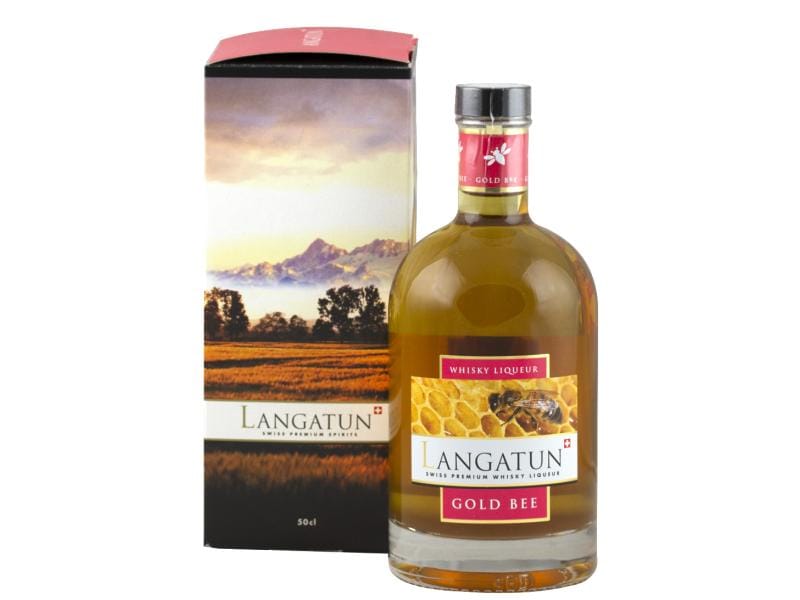 Langatun Gold Bee Whisky Likör 0.5 l Schweizer Honig Whisky