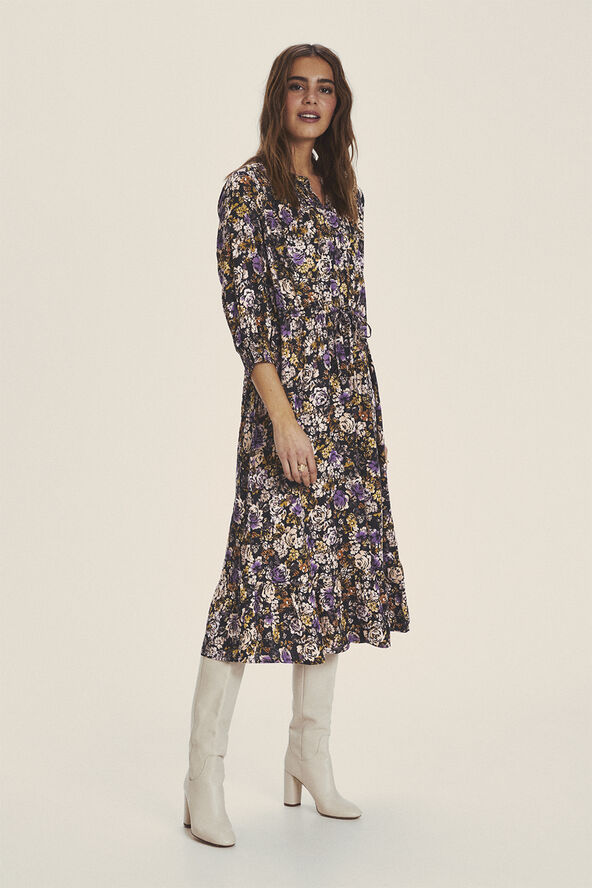Cream CRMayse Dress EV Nirvana flower