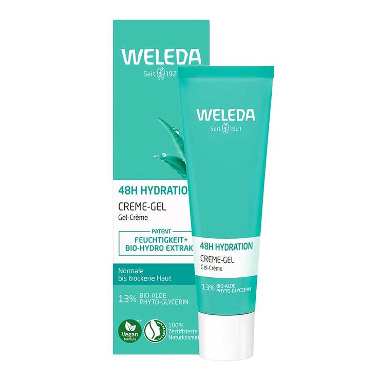 Weleda 48h Hydration Creme-Gel, 30 ml