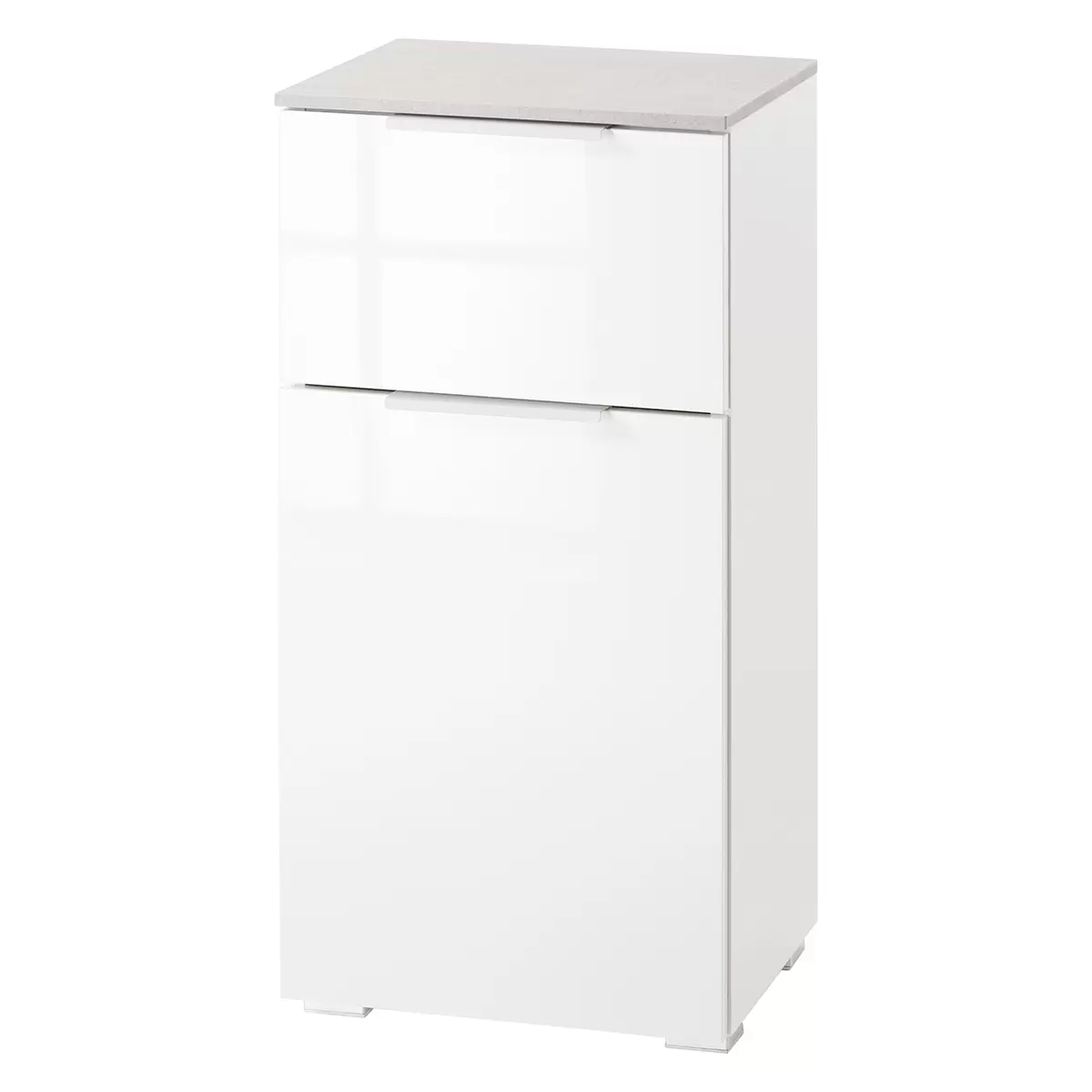 Unterschrank Galaverna Betonoptik,weiss