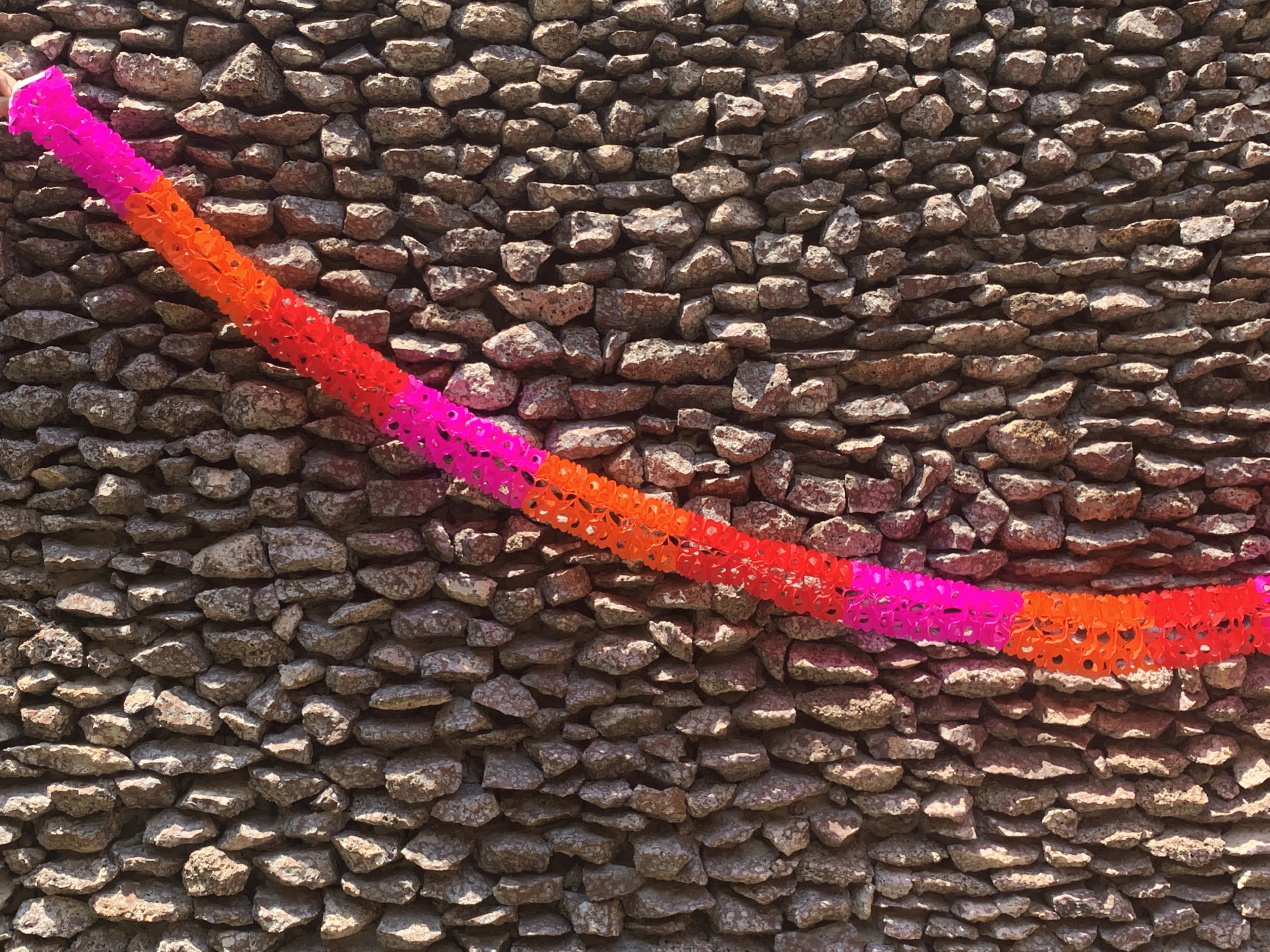 Papier-Girlande 'Schlange', pink, orange, rot, Ø 12 cm, L 250 cm günstig bestellen