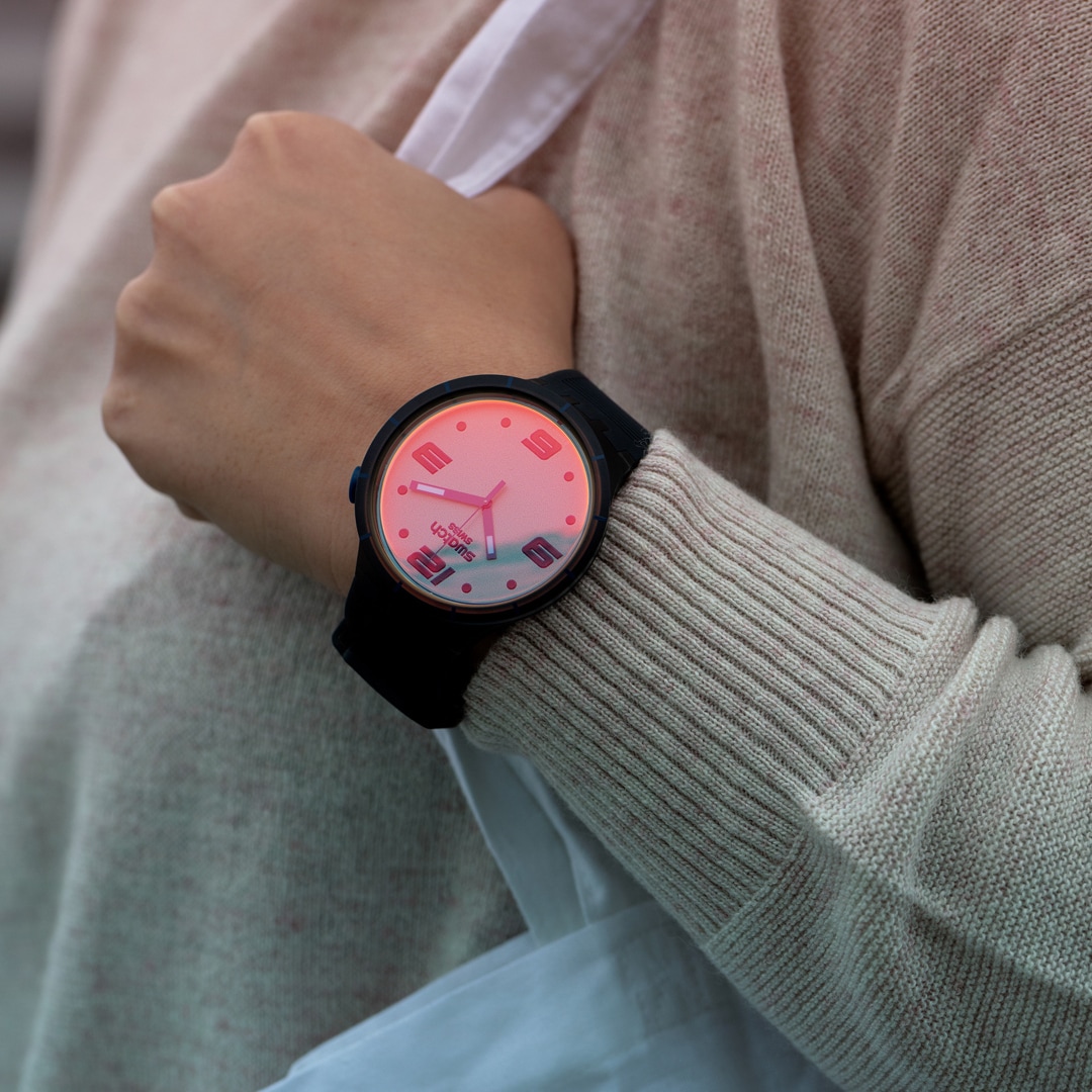 Swatch Big Bold Futuristic Grey
