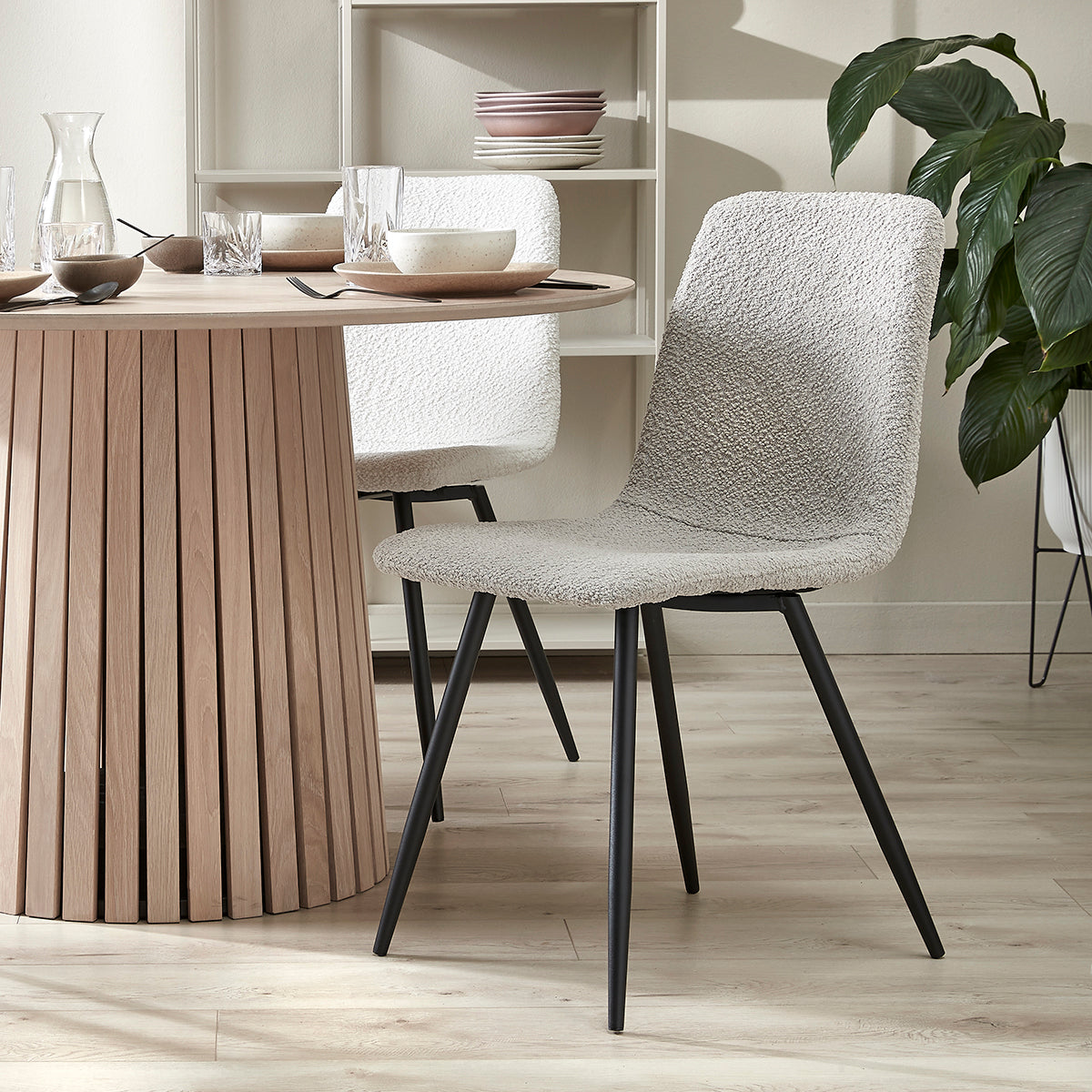 by fonQ Tower Eettafel Ã 120 cm - Eiken