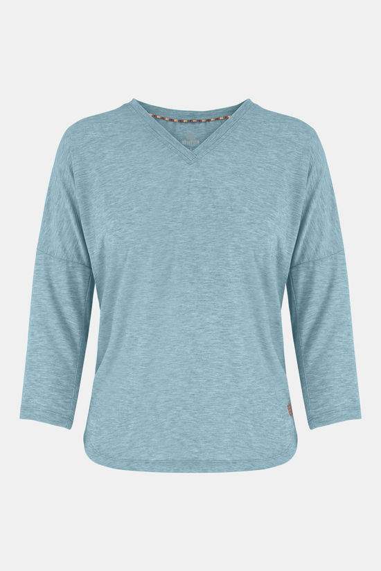 Sherpa Sherpa Asha V-Neck 3/4 Sleeve Shirt Dames