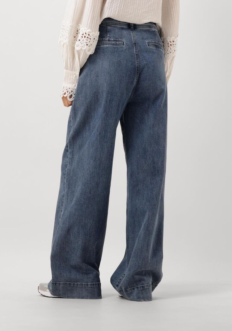 donkerblauwe copenhagen muse wide jeans cmjean-wide pants
