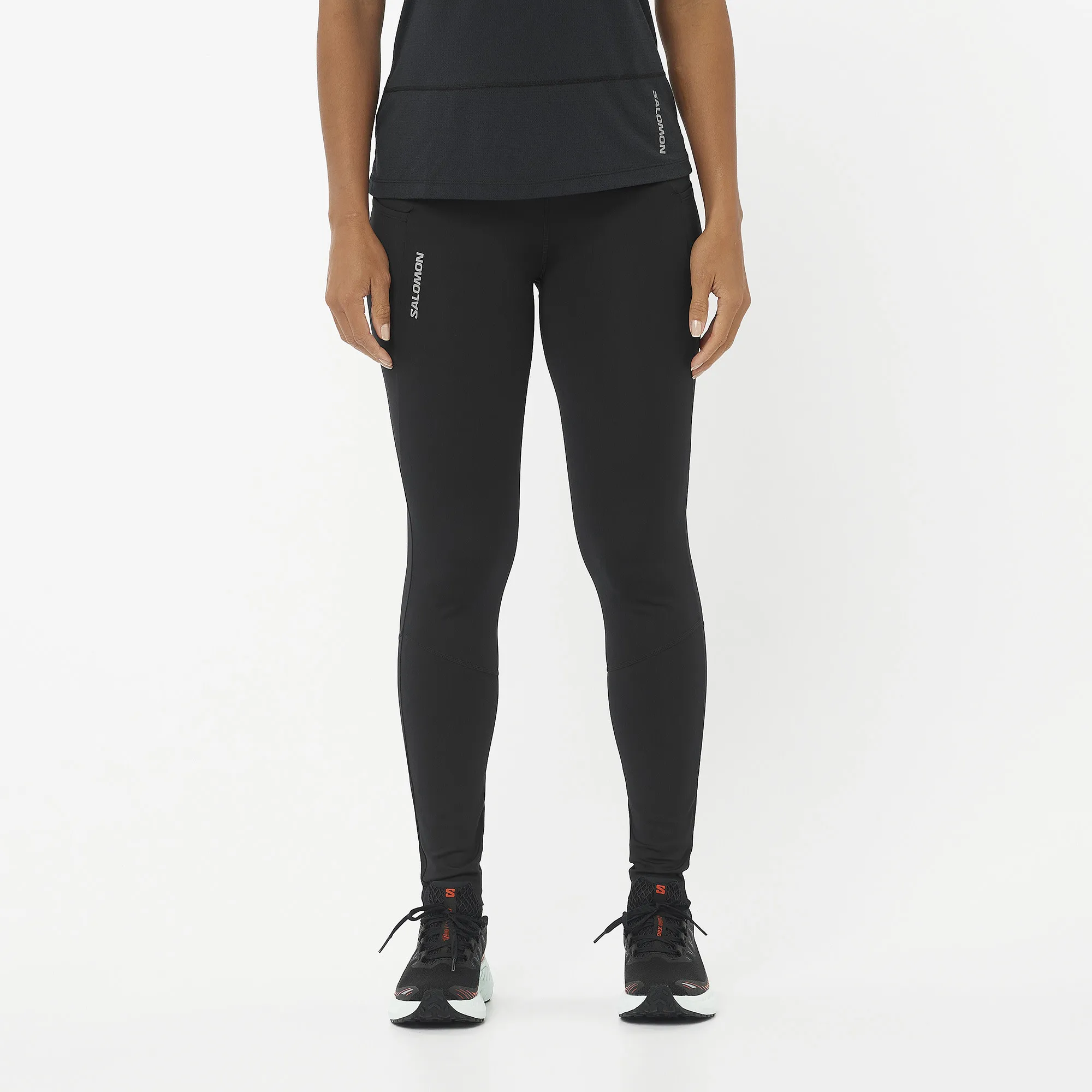 Salomon Women's Cross Run 28'' Tights Deep Black