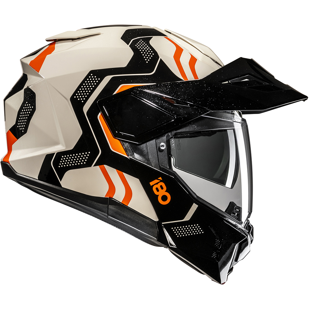 HJC - Casque i80 Velly MC7 / Beige / Noir / Orange