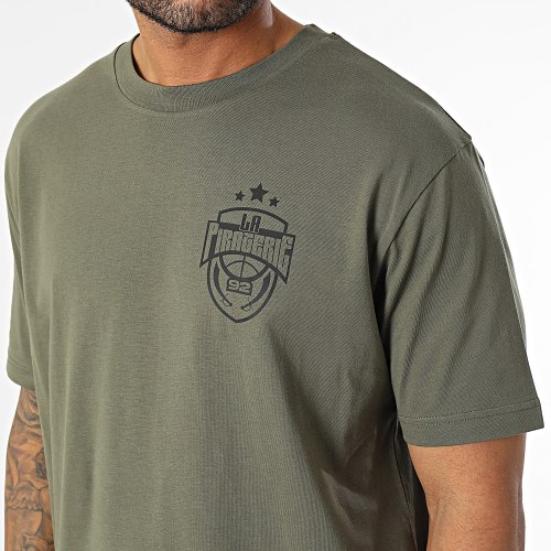 Tee Shirt Oversize All Star Vert Kaki Noir