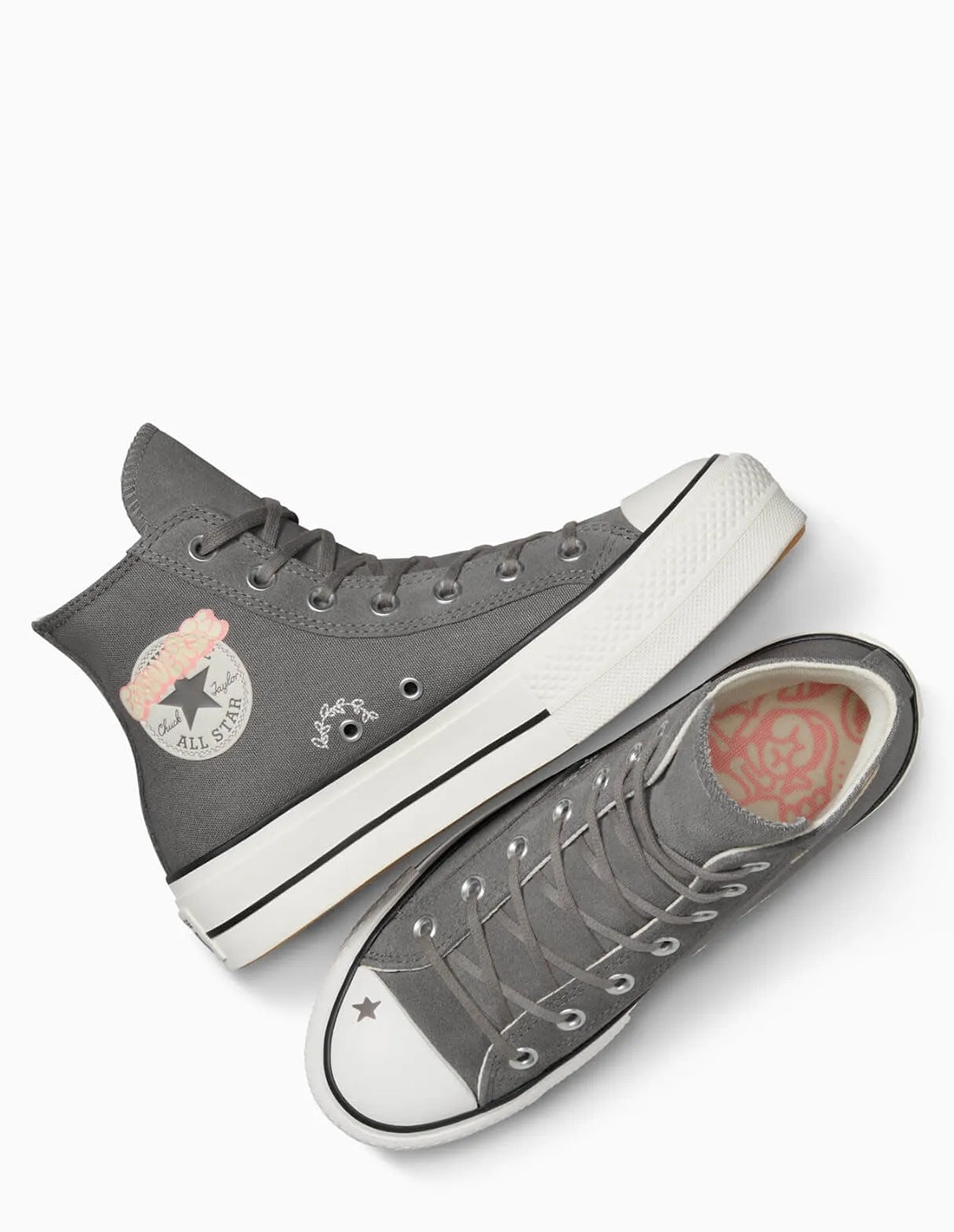 converse Sneakers Femme ctas lift hi origin Grise