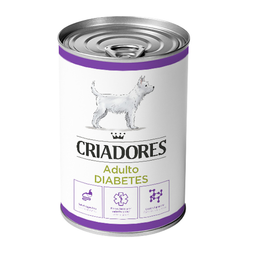 Lata dietética para cães adultos com diabetes da Breeders