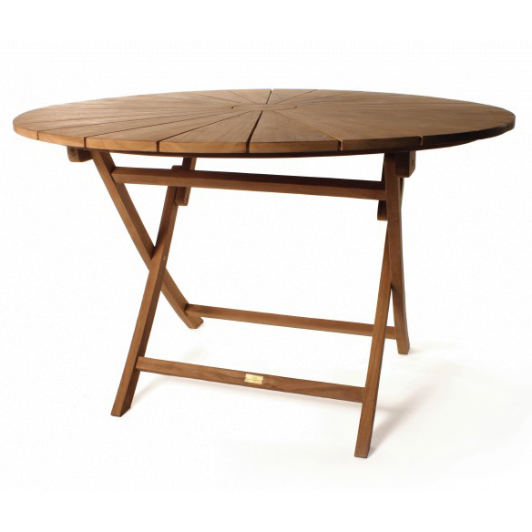 Gartentisch 'Söderberg' aus Teakholz, klappbar, Ø 120 cm, H 75 cm günstig bestellen