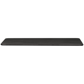 WOOOD tafelblad Tablo afgerond deer brown 24 mm 200x90 cm