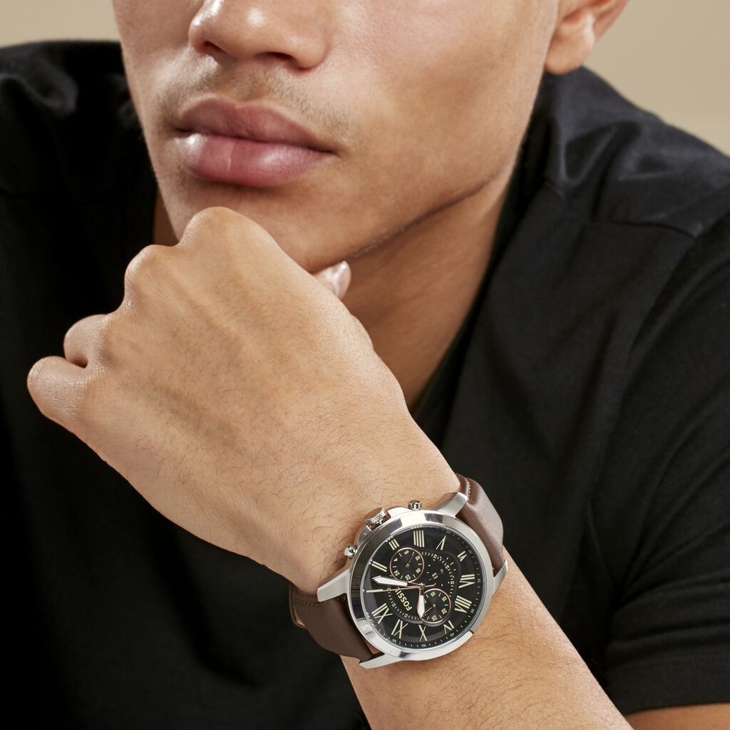 Montre Fossil Grant Noir