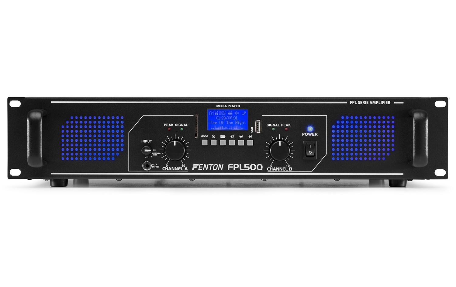 Endstufe FPL500<br>Digitalverstärker mit Bluetooth und MP3-Player