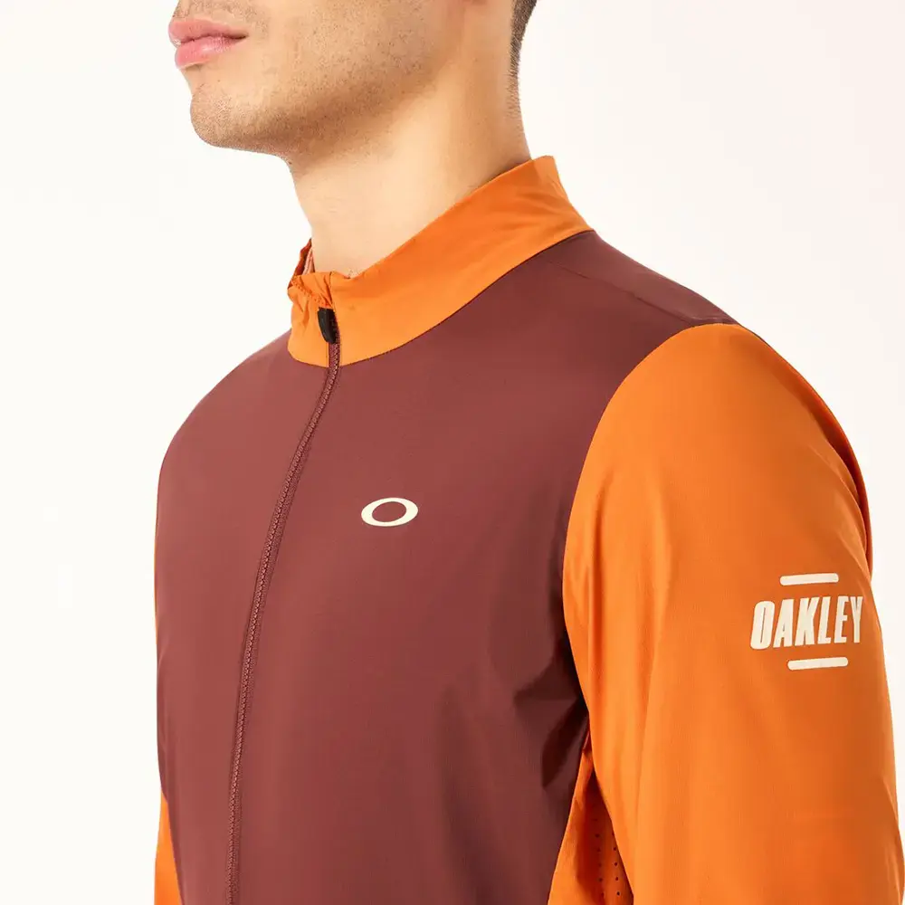 Oakley Off Grid Packable Gravel Fietsjack Bruin/Oranje Heren