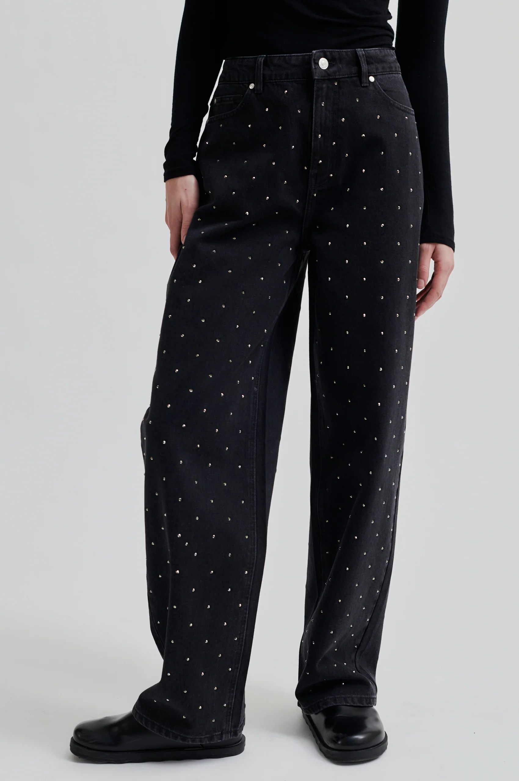 Second Female  Jayden jeans - Black Denim