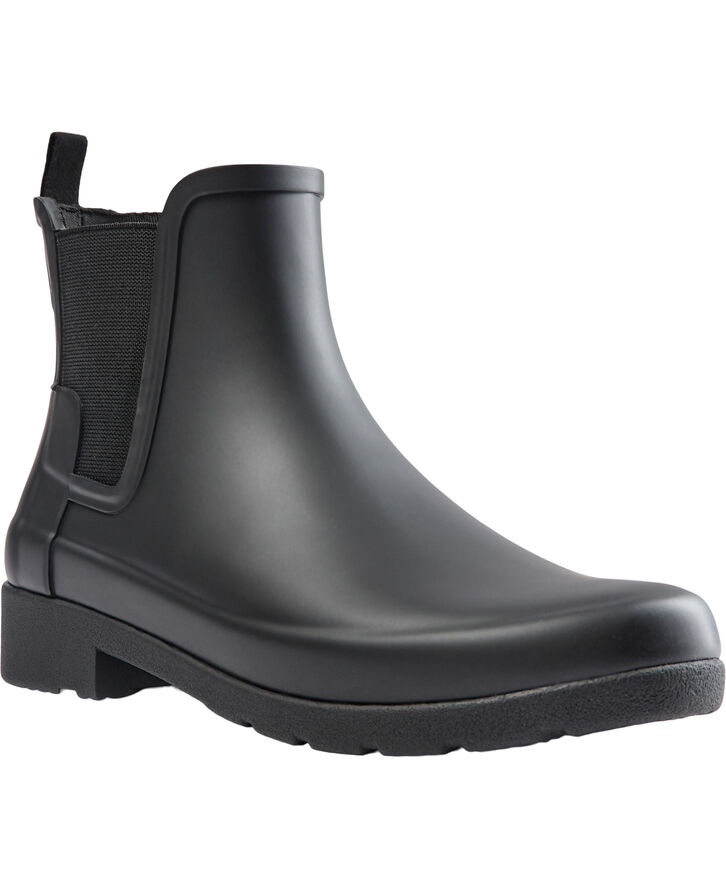 Hunter WOMENS REFINED CHELSEA Black