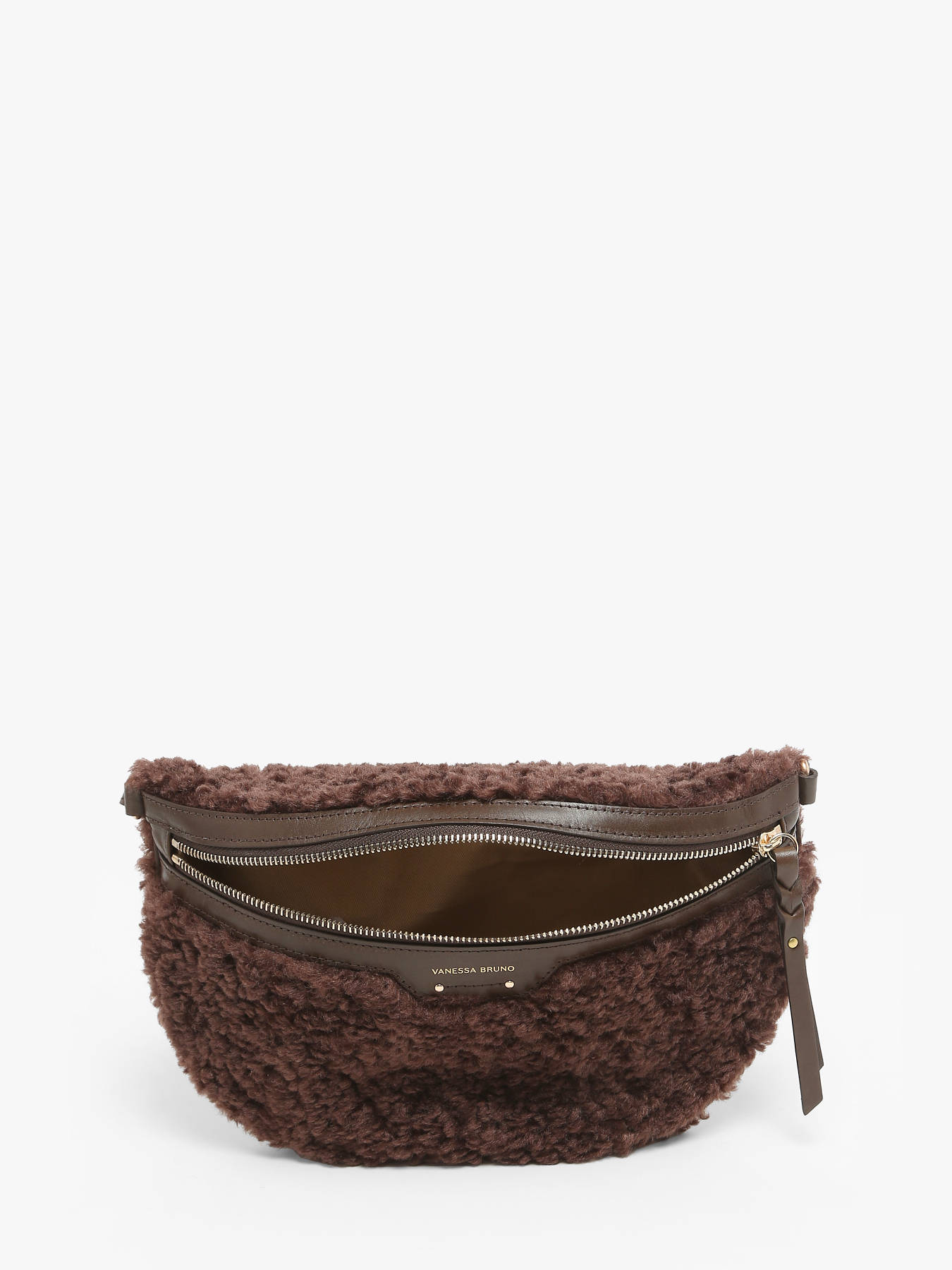 Sac banane Othilia cuir et shearling VANESSA BRUNO