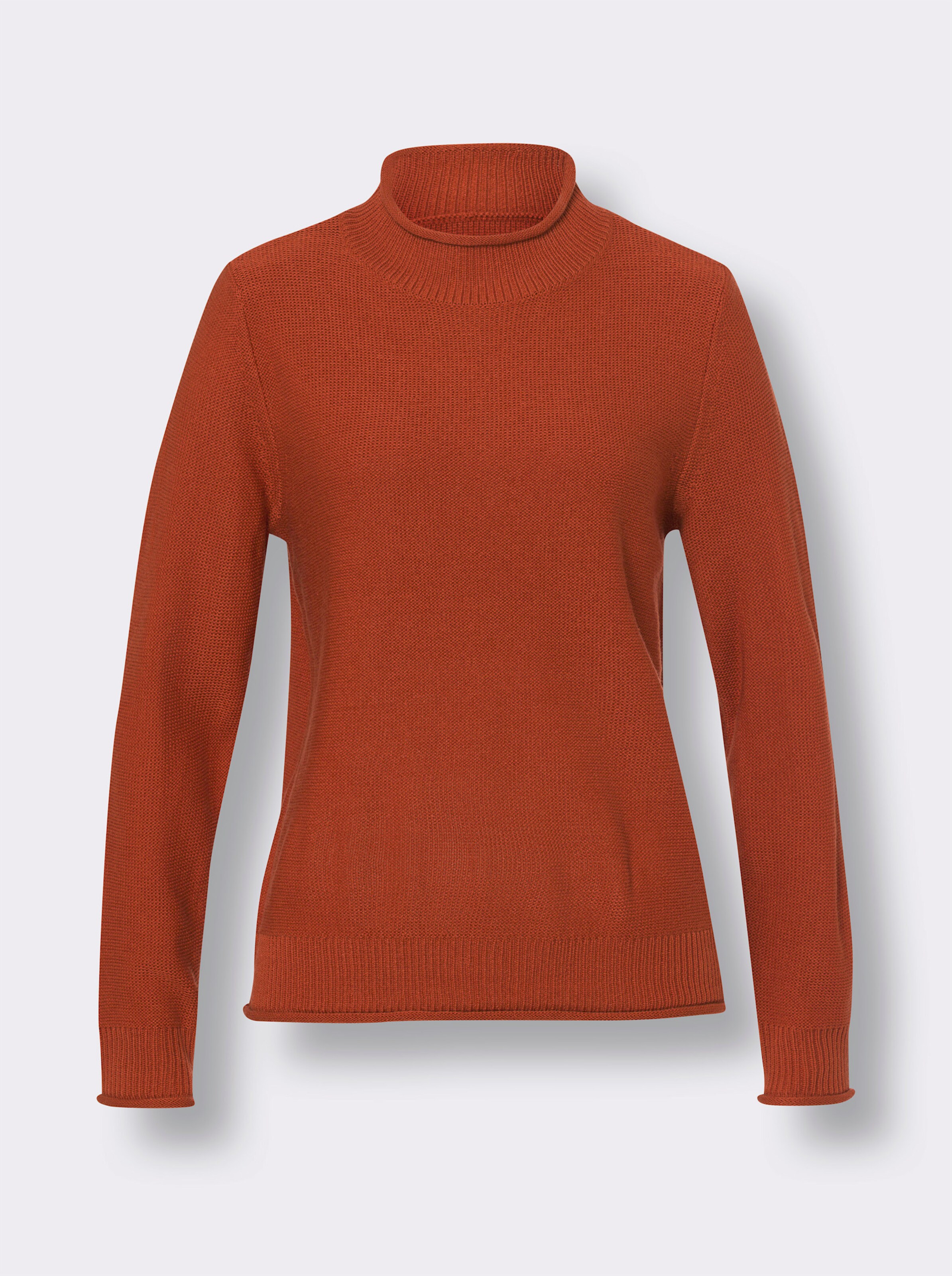 Stehkragenpullover wärmend