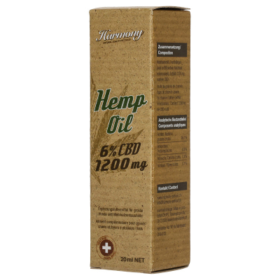 Harmony Pet Natural Hemp Oil 6.0% 20ml