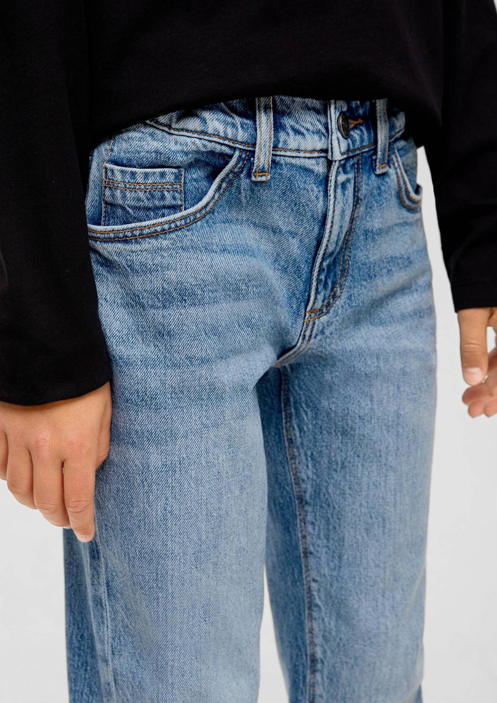 s.Oliver regular fit jeans medium blue denim