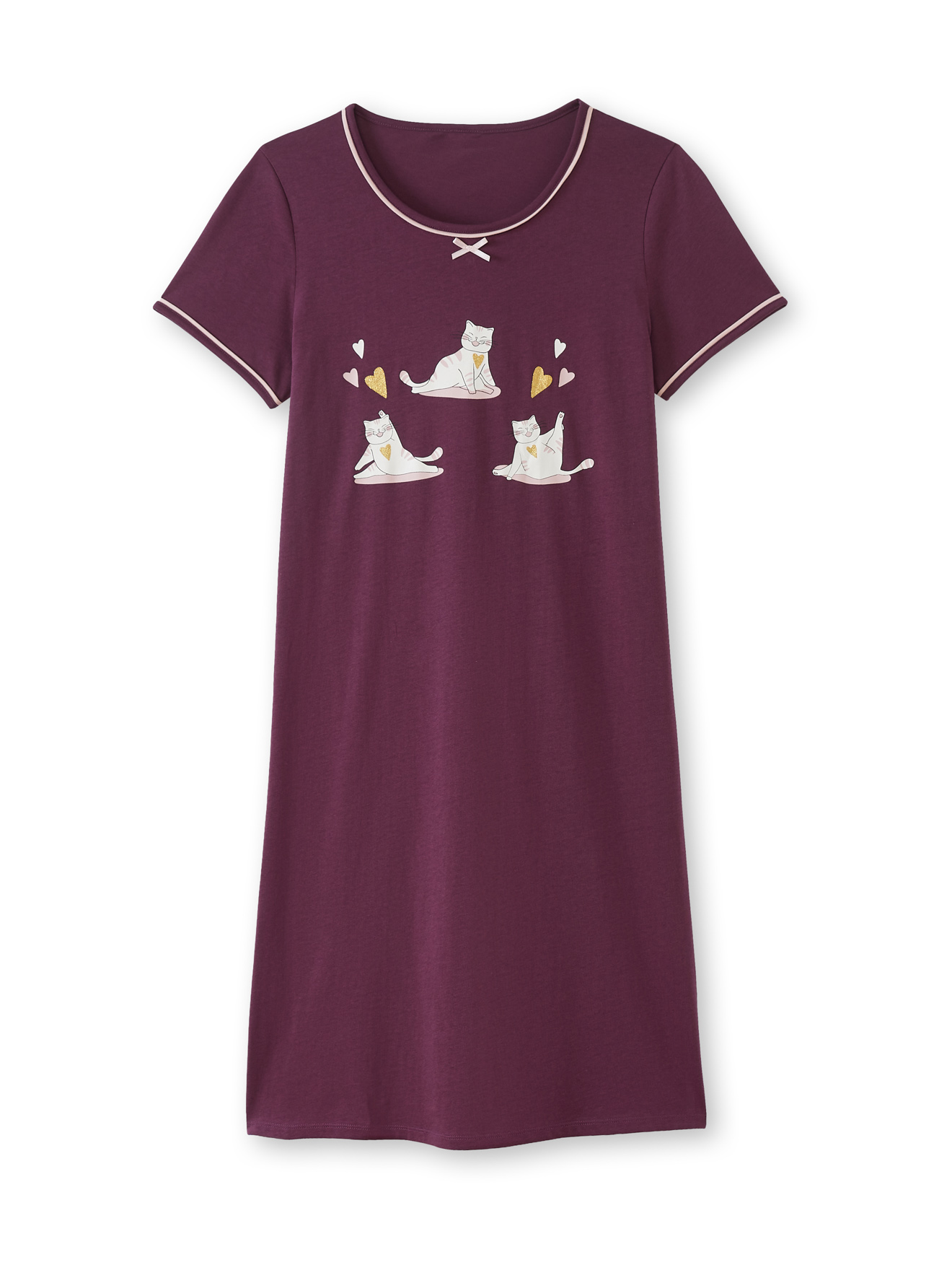 Lot de 2 chemise de nuit courtes