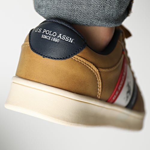 Baskets Bosona Tan Navy Red