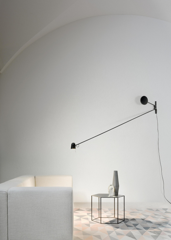 Luceplan Counterbalance wandlamp LED 199x76,2 zwart
