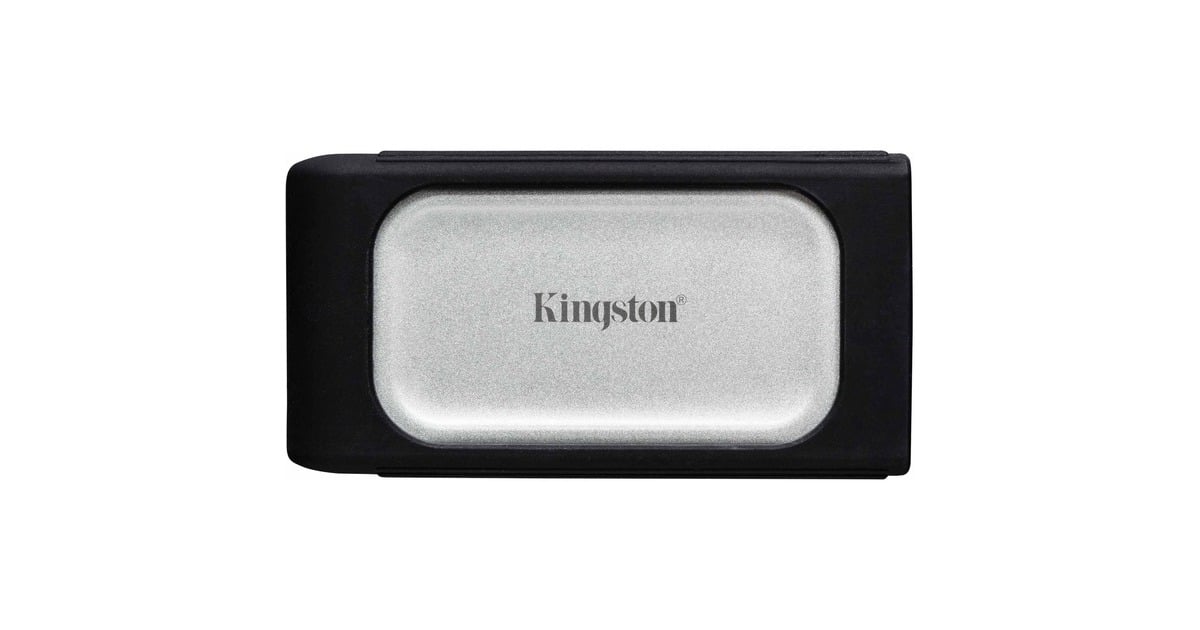KingstonXS2000 Portable 1 TB externe SSD  (Zilver/zwart, SXS2000/1000G, USB-C 3.2 (20 Gbit/s))